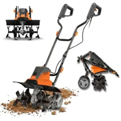 Motobineuse électrique chester 1500w - 45cm - pour un potager au naturel