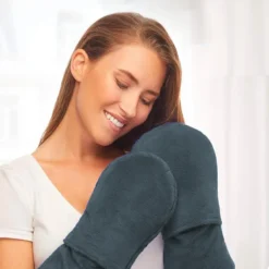 Moufles chauffantes lin lavande micro-ondes chaleur homogène polaire doux