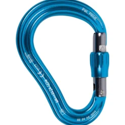 Mousqueton hms à vis camp nitro lock bleu