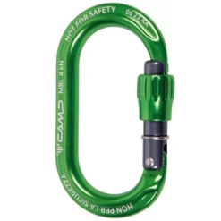 Mousqueton porte-clés camp ekto lock à vis vert