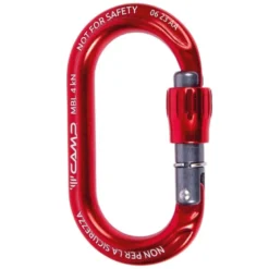 Mousqueton porte-clés camp ekto lock à vis rouge
