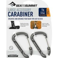 Mousqueton porte-clés sea to summit accessory carabiner l (lot de 2)