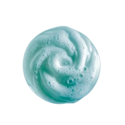 Mousse de douche turquoise - donuts