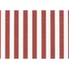 Méridienne modulable - tissu extérieur à rayures Rouge