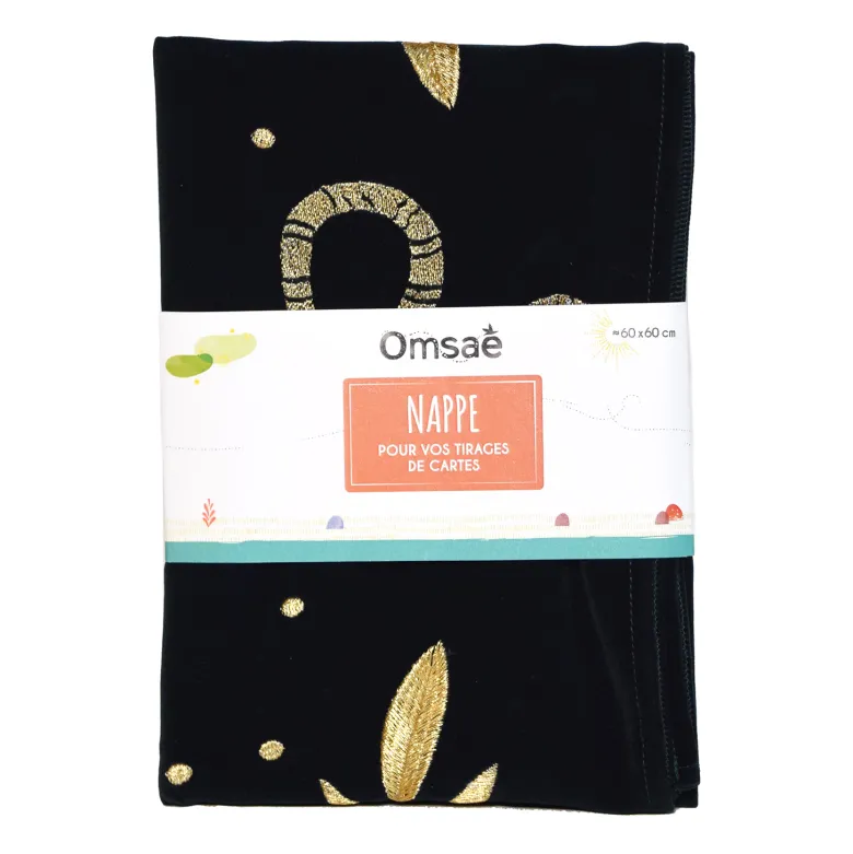 Nappe de divination verte