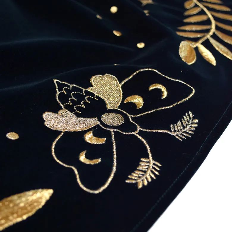 Nappe de divination verte