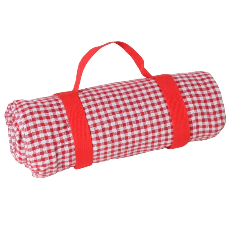 Nappe picnic vichy rouge 140x140cm