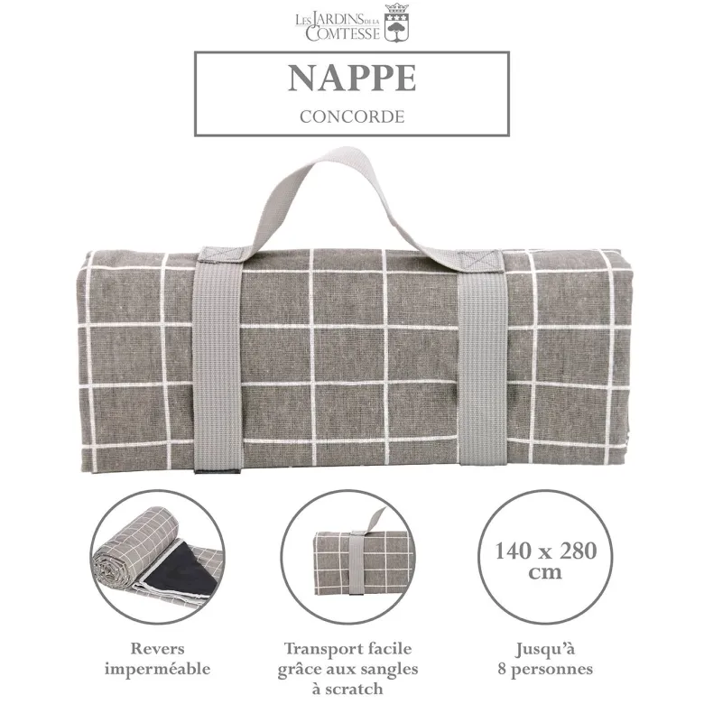 Nappe pique-nique xl concorde 140x280cm