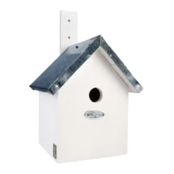 Nichoir blanc pour oiseaux mesange