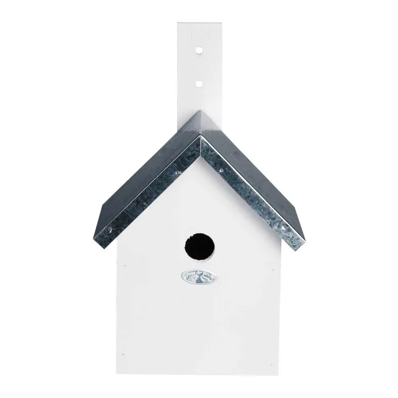 Nichoir blanc pour oiseaux mesange