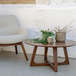 Nielsen-table basse noyer ø75 cm