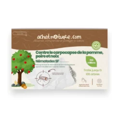 Nématodes sf - 100 arbres - carpocapses pomme poire noix - 250m