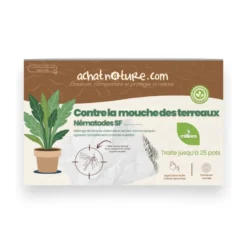 Nématodes sf - 25 pots - mouches des terreaux - 5 millions