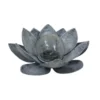Nénuphar solaire métal vieilli