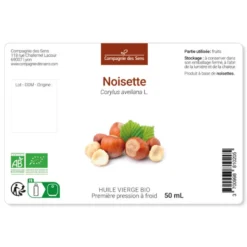 Noisette - huile végétale bio 100ml