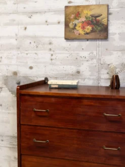 Olga, la commode en bois foncé n°663