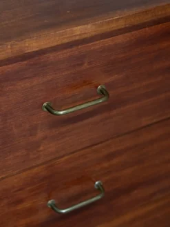 Olga, la commode en bois foncé n°663