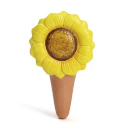 Olla d’arrosage en terre cuite fleurs