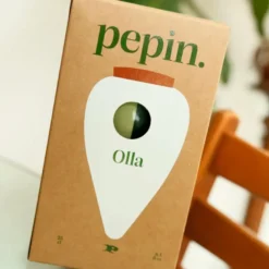 Olla en céramique Pépin Vert et lilas