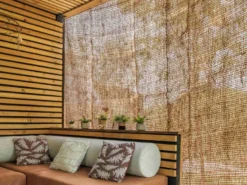 Ombrière naturelle en fibres de coco rectangulaire 3 x 2 m - jardiline