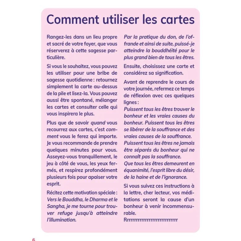 Oracle Chat du Dalaï-Lama