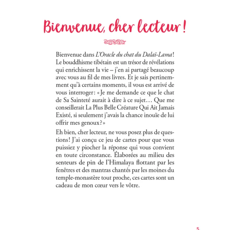 Oracle Chat du Dalaï-Lama