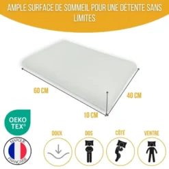 Oreiller dermazen peaux sensibles