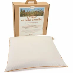Oreiller en balles de millet - 60 x 60 c