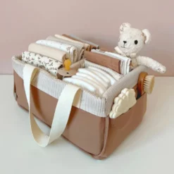 Organisateur de couches rayures marron
