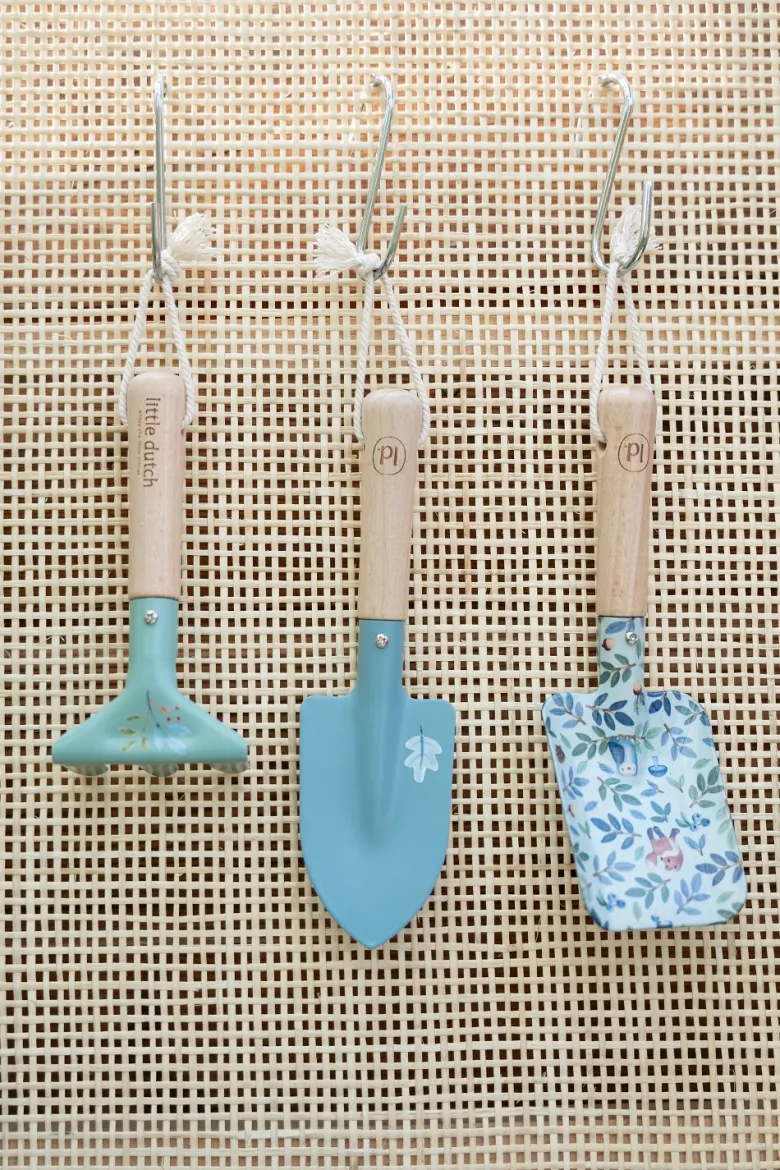Outils de jardin bleu forest friends