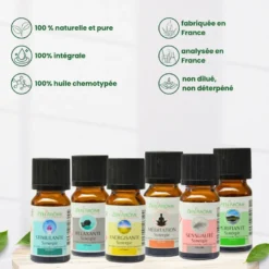 Pack de 6 synergies prêtes à diffuser + trousse offerte