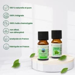 Pack fraîcheur anti-chaleur : diffuseur leo, masque gel & huiles essentielles