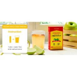 Pack mensuel vinaigre de cidre : 3 boites teazen tz-pacvrx3