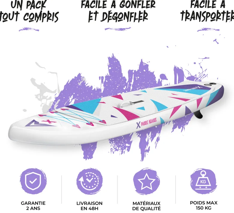 Paddle gonflable x-fun