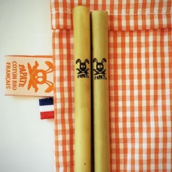 Pailles en bambou réutilisables