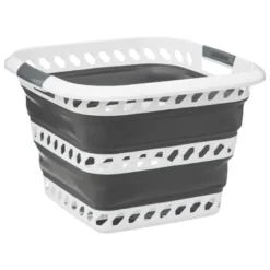 Panier à linge rétractable 40l