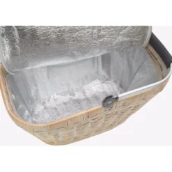 Panier osier glacière chantilly marine