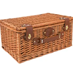 Panier pique-nique marly vichy bleu 4p