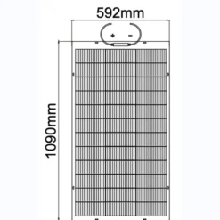 Panneau solaire flexible 120w