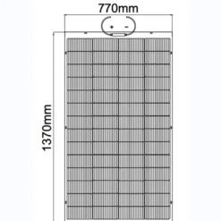 Panneau solaire flexible 200w
