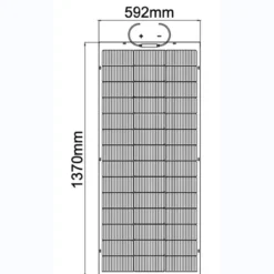 Panneau solaire flexible 150w