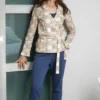 Pantalon pyjama cigogne court bleu marine (<1,70m) L