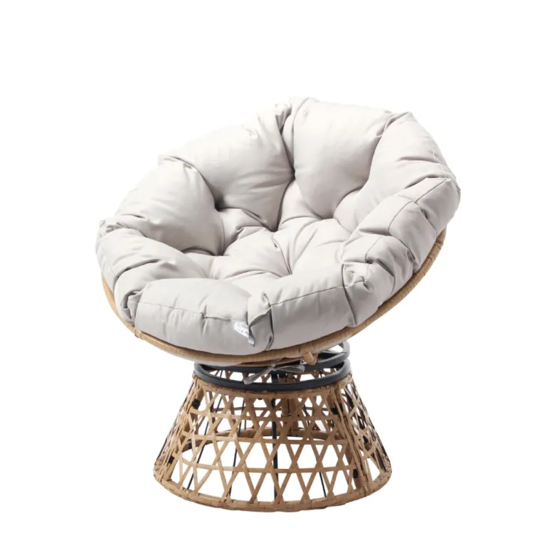 Papasan salon de jardin 2 fauteuils et 1 table