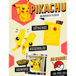 Papertoy à créer Pikachu
