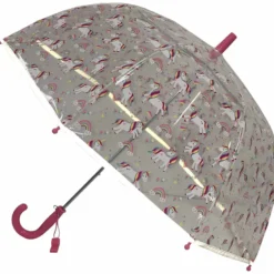 Parapluie enfant transparent licorne