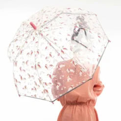 Parapluie enfant transparent licorne