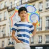 Parapluie enfant transparent arc en ciel