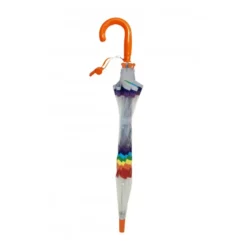 Parapluie enfant transparent arc en ciel