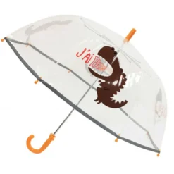 Parapluie enfant transparent dinosaure