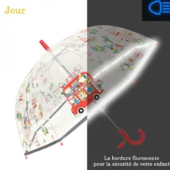 Parapluie transparent enfant animaux